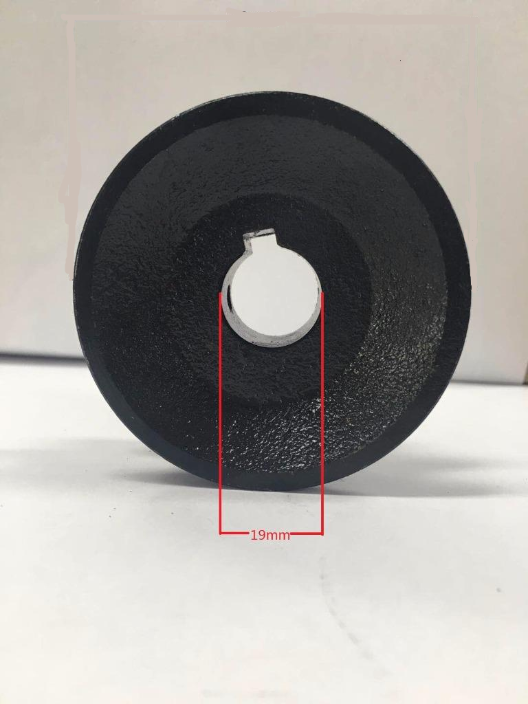 Cast Iron Single Groove Pulley 50mm shaft size 16mm