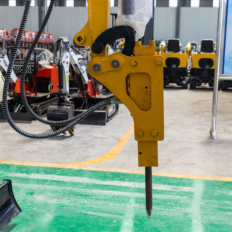 Hook machine small crawler excavator small right angle hydraulic breaker gunhead