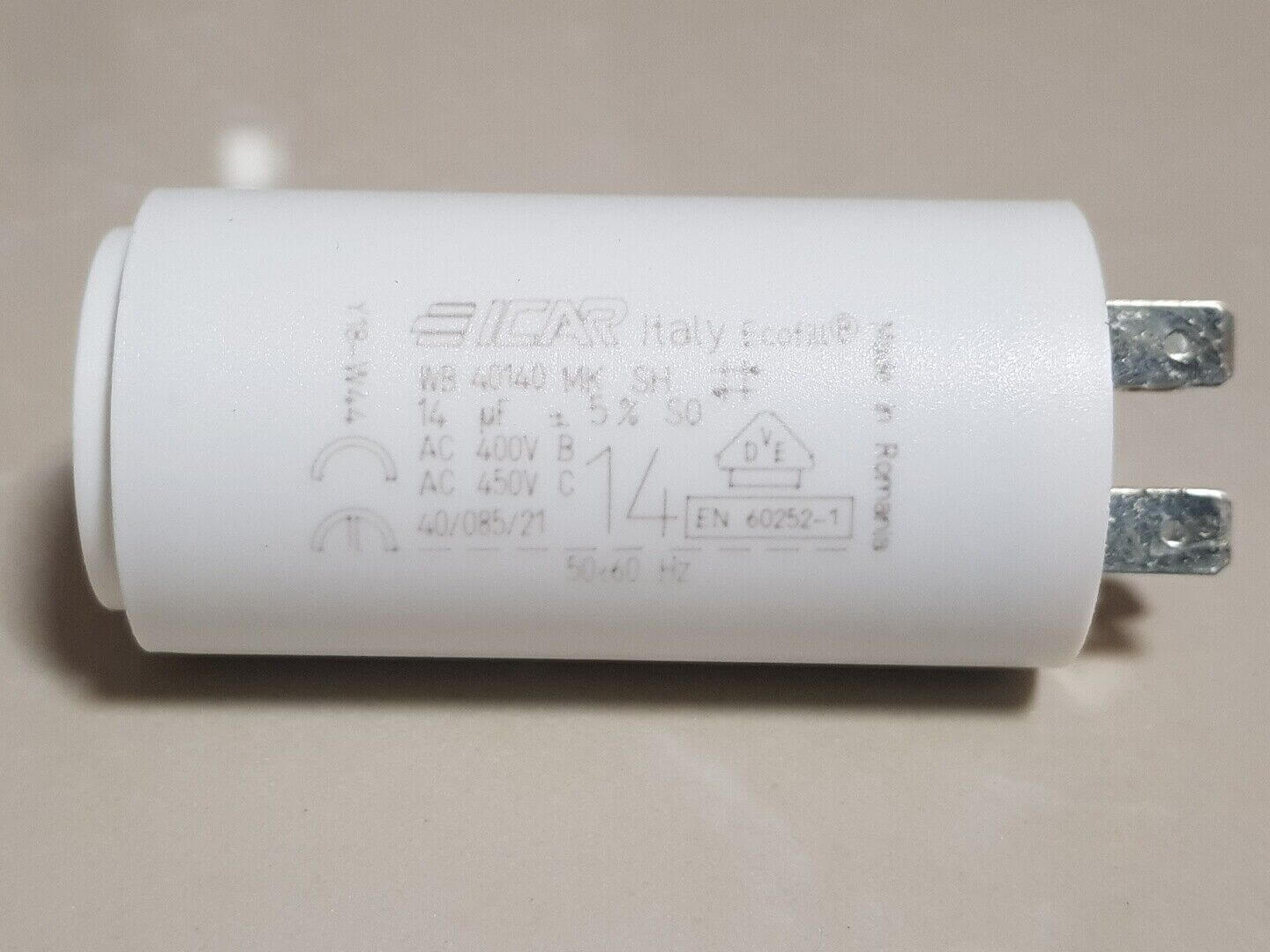 Run Running Capacitor ICAR 5uF to 80 uF Ecofill for Motor, Fan 400/450Vac