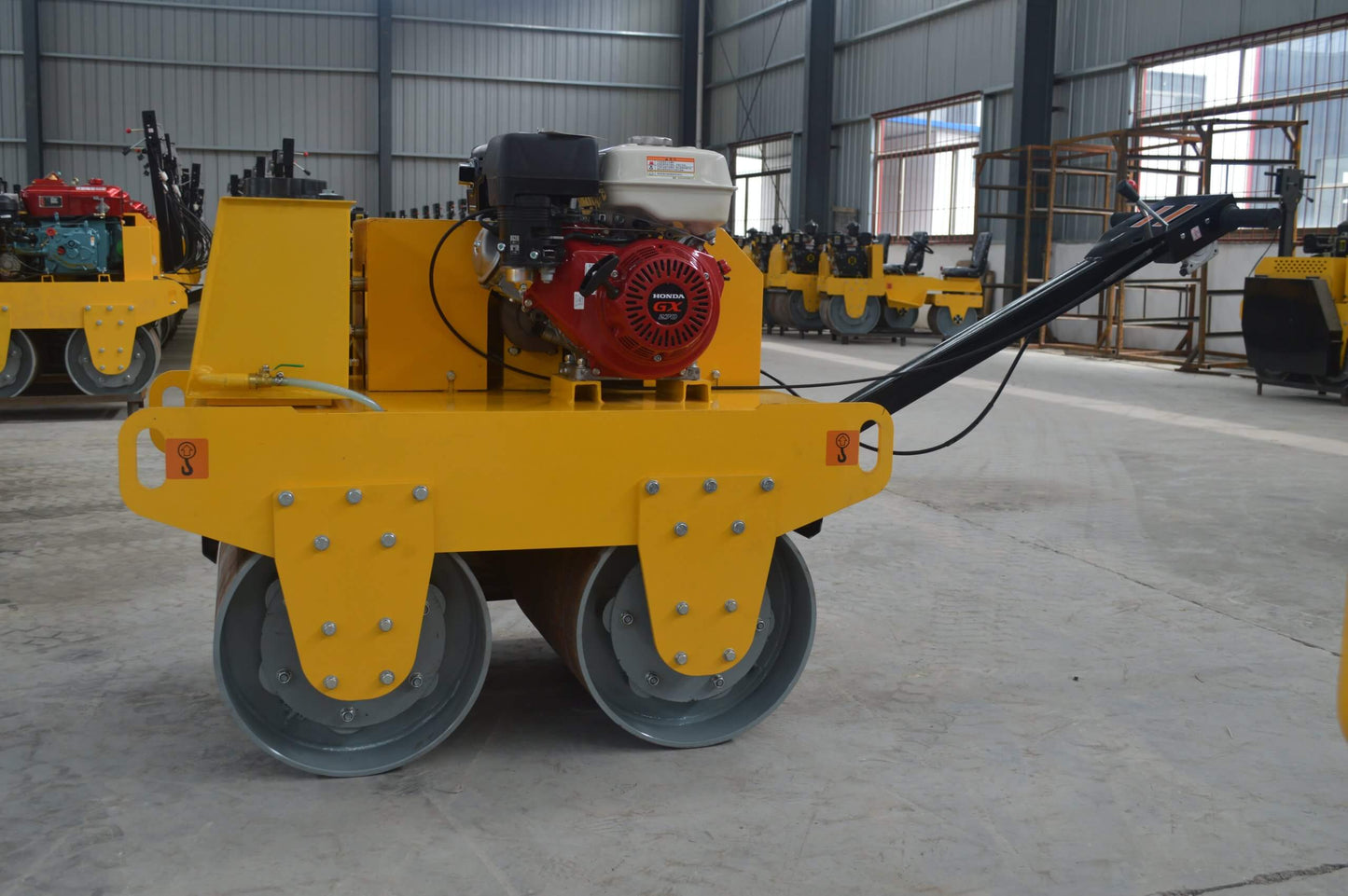 LY-YL600A Walk-behind Gasoline Tandem Roller 9HP Hand-held Tandem Roller
