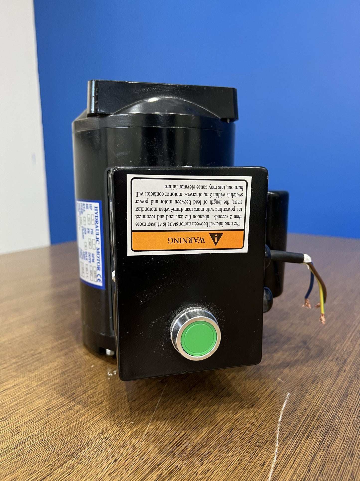 2.2kw single phase Hydraulic pump spline motor 2800rpm vehicle lift hoist 9 spin
