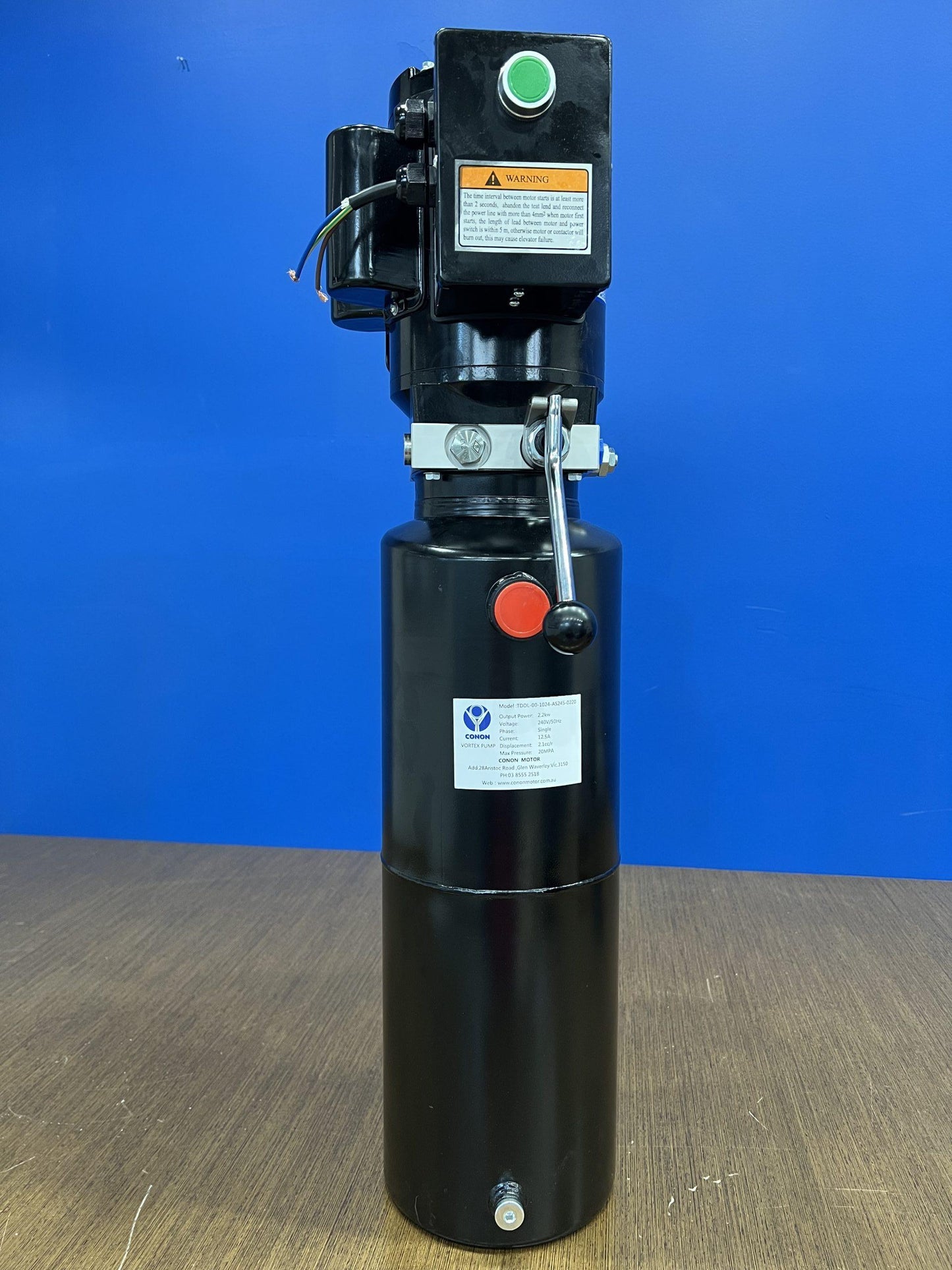3PH 12L Hydraulic Power Unit Auto Horizontal Cast iron Pump Vehicle Car Hoist Lift