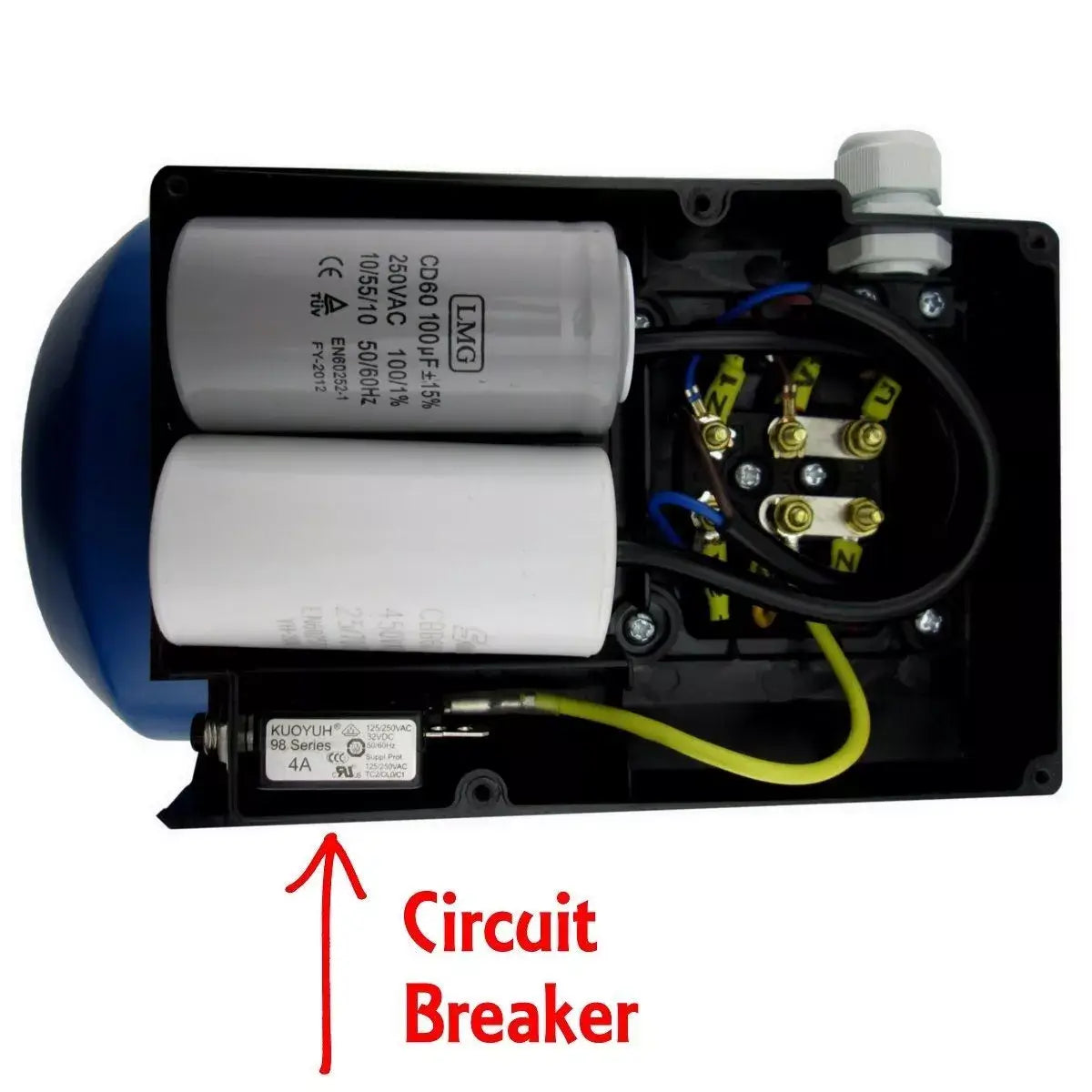 B35 FLANGE 3.7kw/5.5HP 1400rpm motor Single-phase 240v REVERSIBLE CSCR shaft 28mm