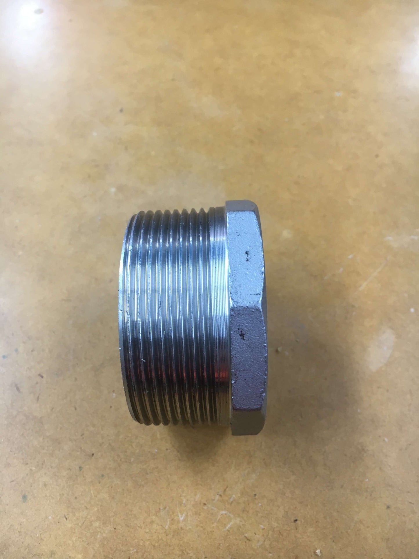 2'' to 1'' fitting reducing reducer pipe adapter Stainless Steel. 304 F