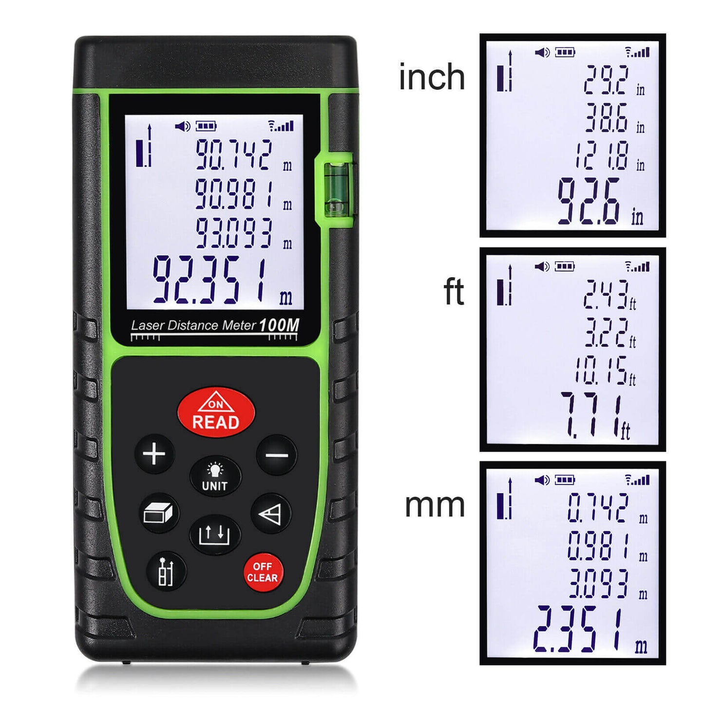 100M Laser Distance Meter builder measurement inspection tools quality accuracy