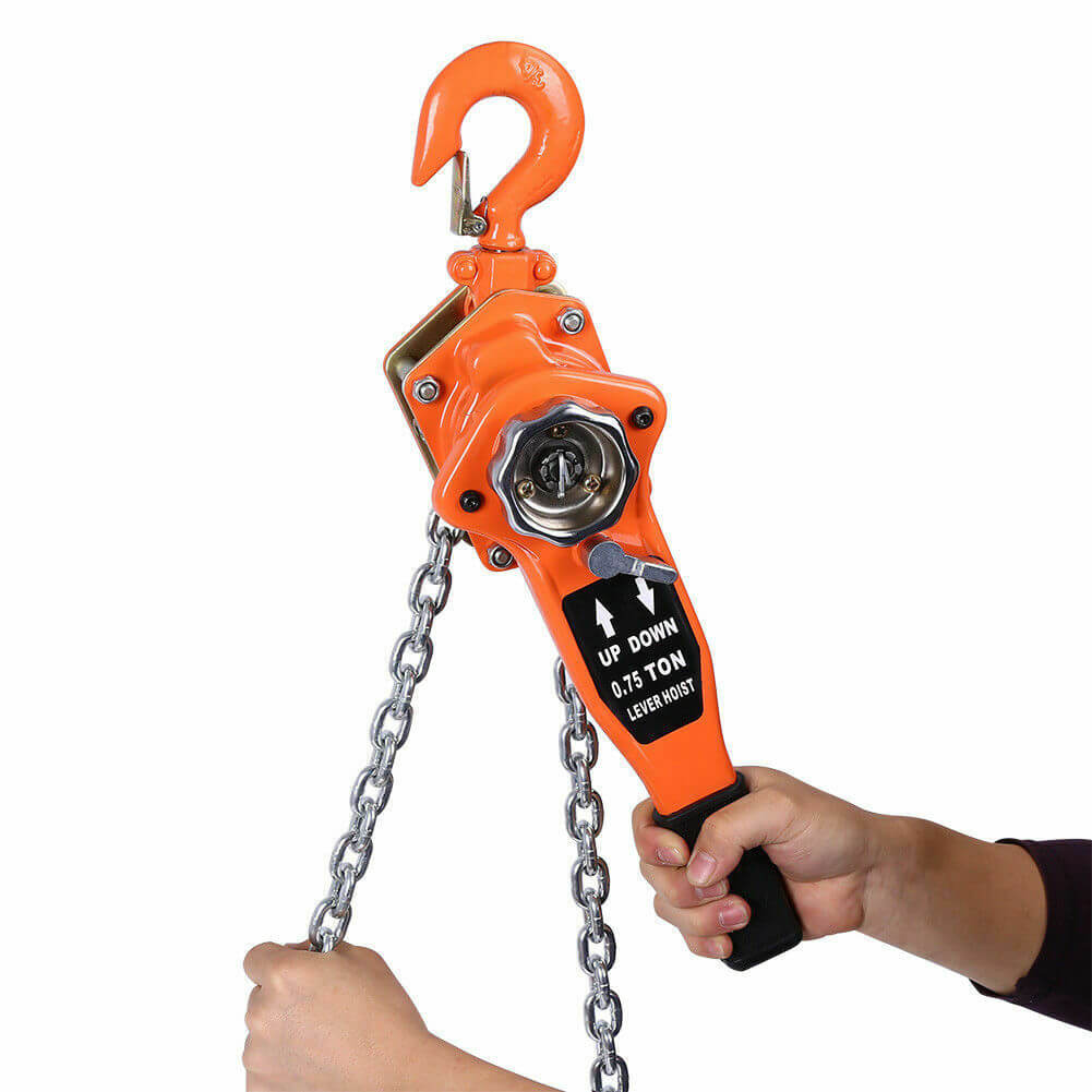 Lever Block 6M Comealong Chain 3T/1.5T/0.75T Manual Operated Lifting Tool