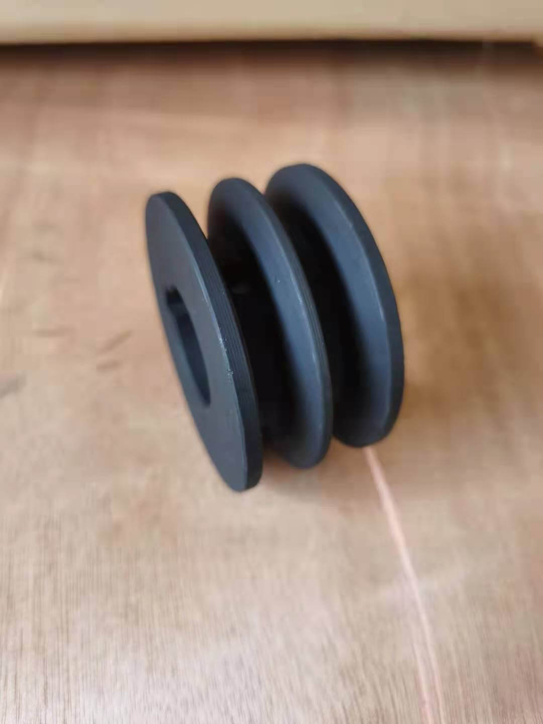 Cast Iron Double Groove Pulley 70mm shaft size 16mm