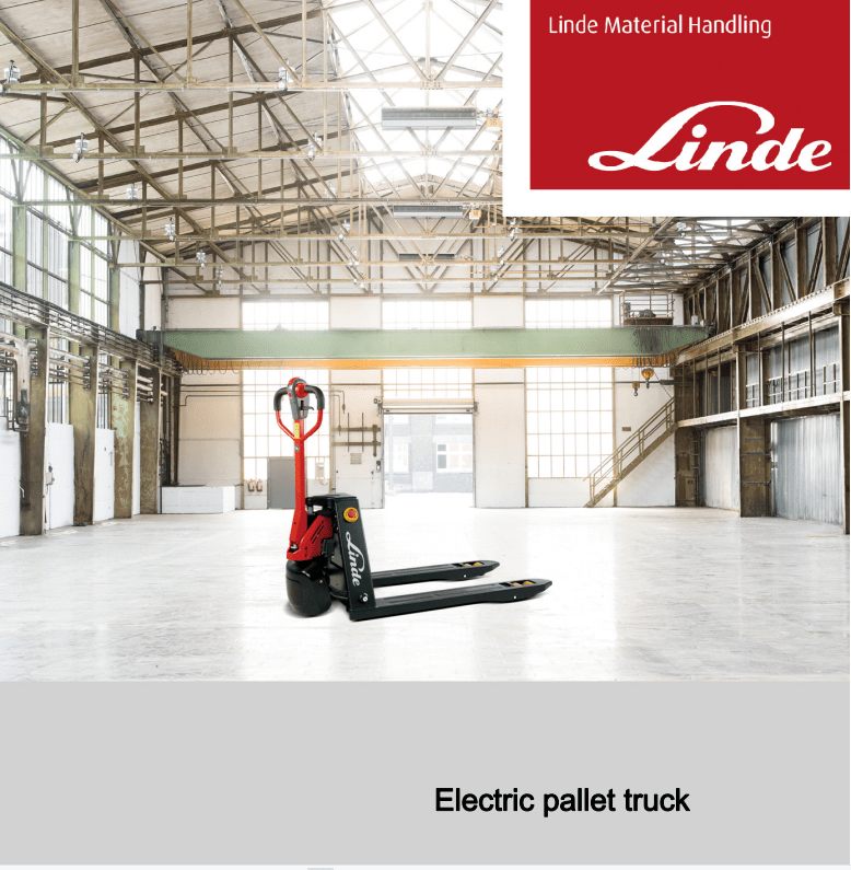 LINDE Full-Electric Pallet Jack 1500kg Width 560mm 1175 fork Fast Charging MT15C 24V 20Ah 480Wh