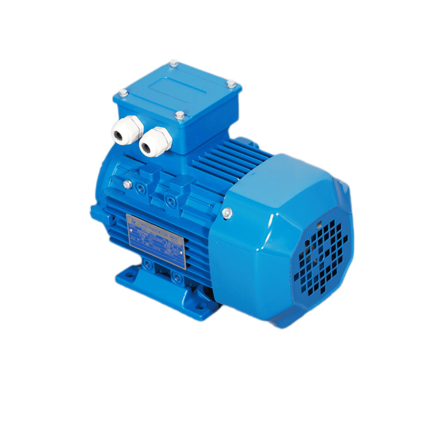 2 poles 0.75kw 1HP 2800rpm Three Phase 240/415V shaft 19mm Induction Electric motor