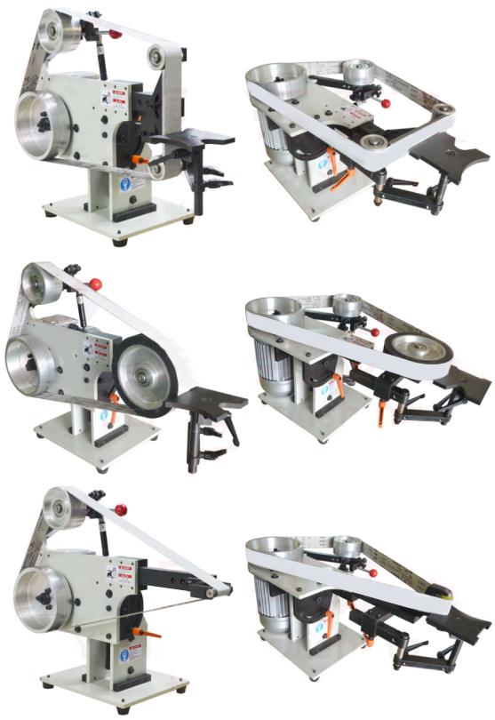 2"x 72" Belt Sander Grinder Linisher Complete Chassis 1.5KW Motor VFD Combo pack