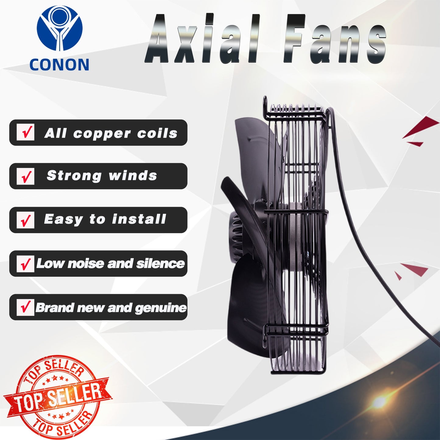 2 pole Suction Axial Fan YWF2E 250mm 1 Phase 240V 2850rpm Evaporate Refrigerator