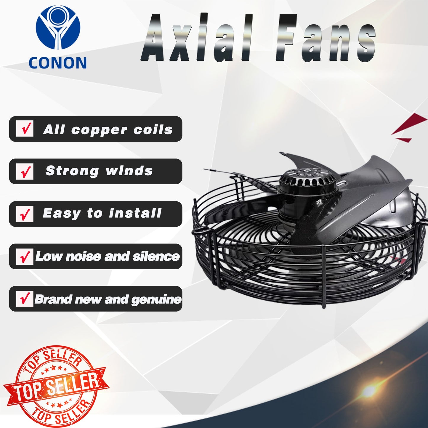 2 pole Suction Axial Fan YWF2E 250mm 1 Phase 240V 2850rpm Evaporate Refrigerator