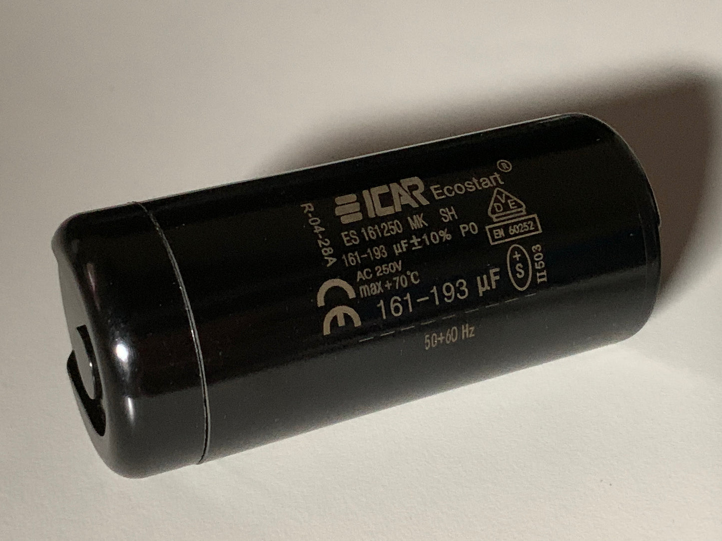 Start Capacitor ICAR 250Vac 35 to 480uf Motor Fan Ecostart Best quality 6.3 pin