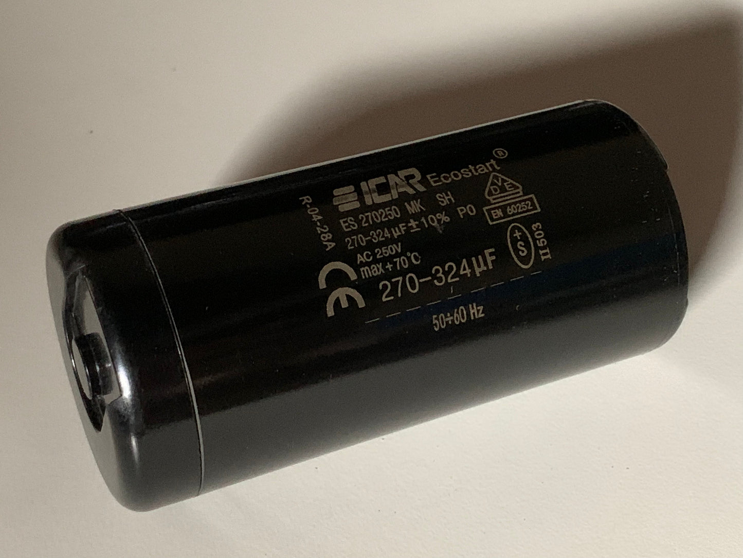 ICAR quality starting capacitor 250VAC 270UF - 324 uF Motor Fan 50/60Hz