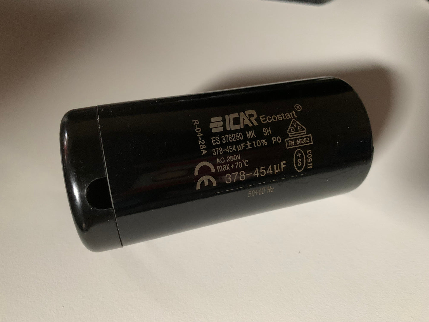 ICAR quality starting capacitor 250VAC 378UF - 454uF Motor Fan 50/60Hz
