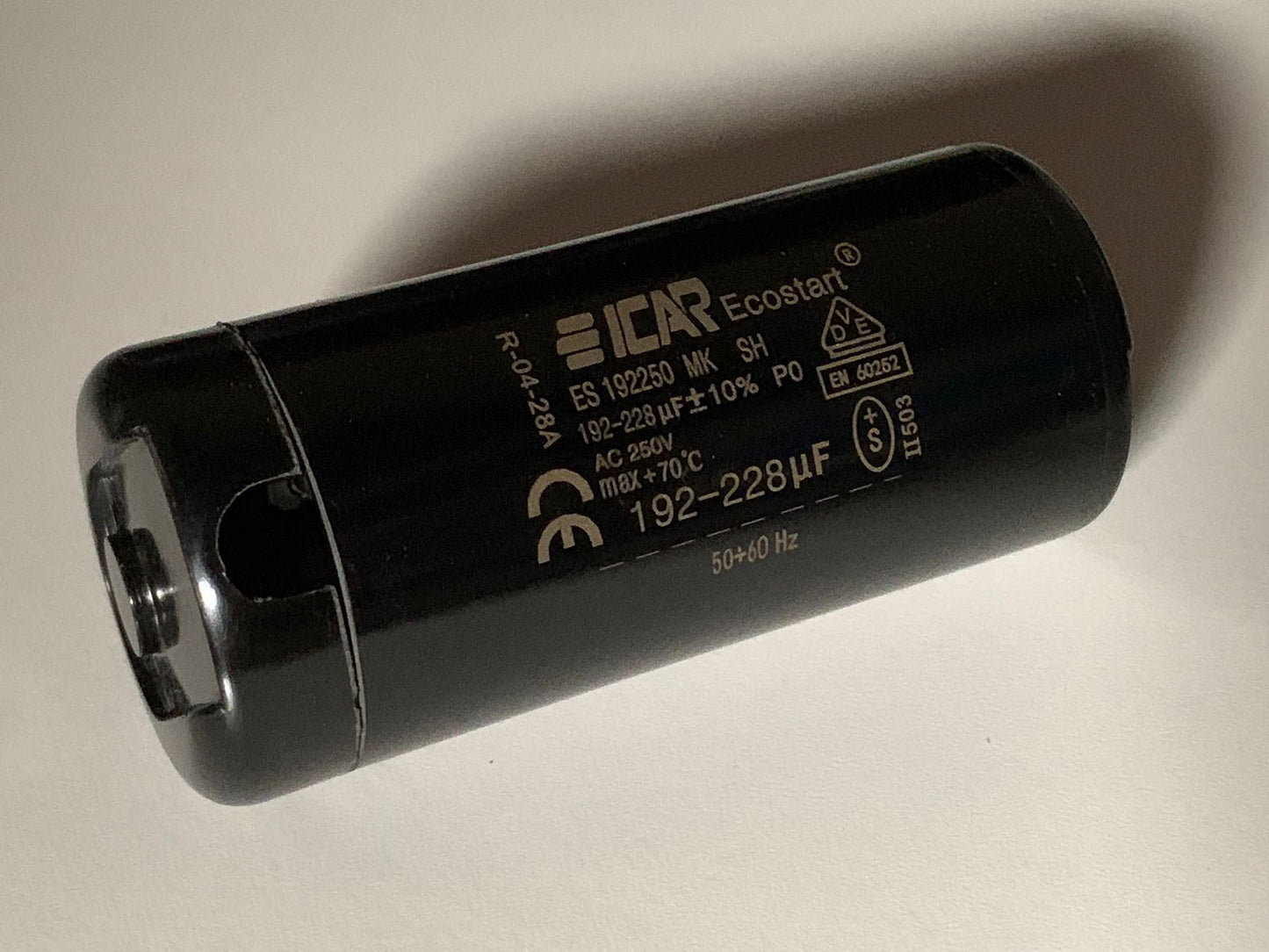 Start Capacitor ICAR 250Vac 35 to 480uf Motor Fan Ecostart Best quality 6.3 pin