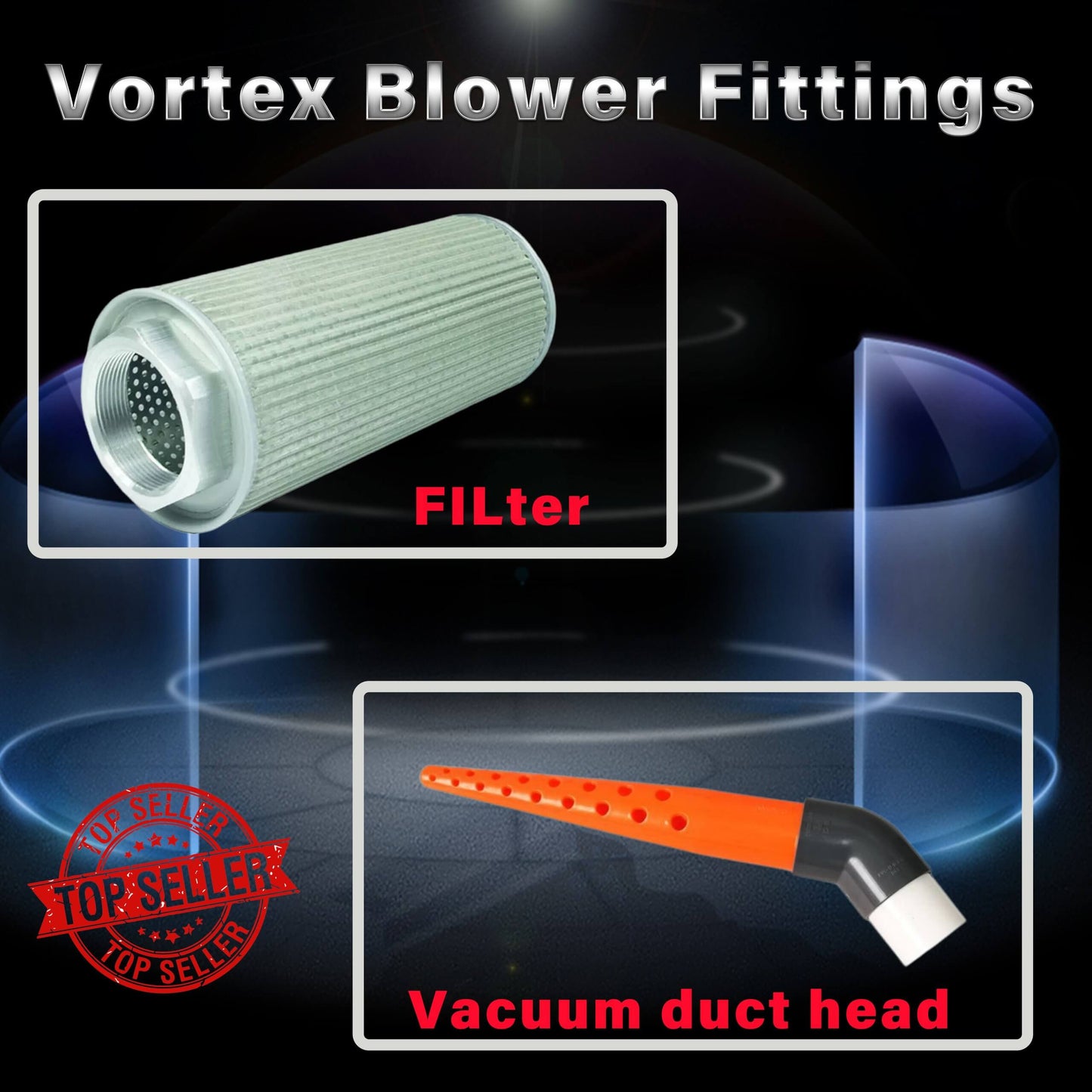 0.37w/0.5HP single phase Air blower Gas pump High pressure suction Fan