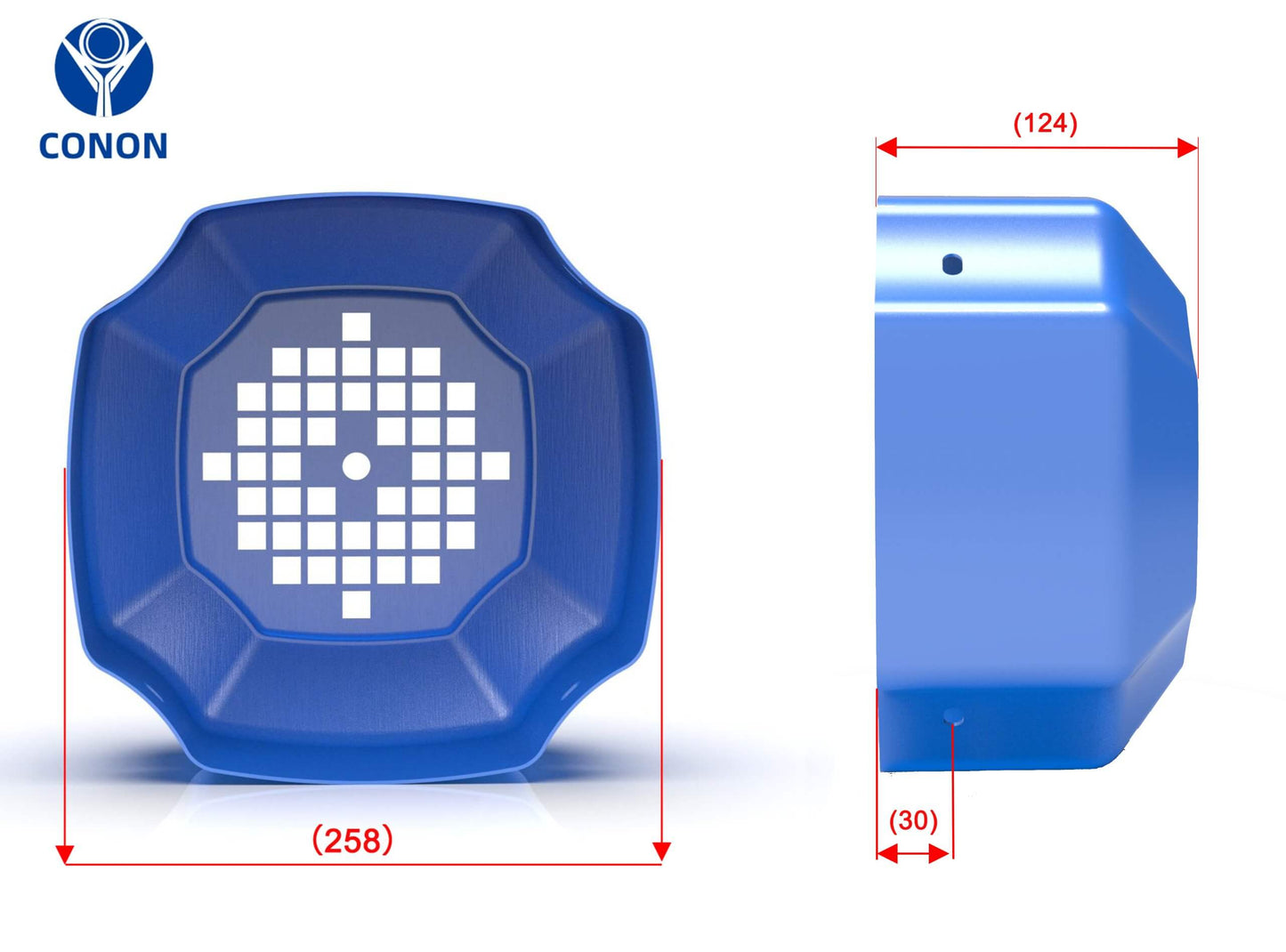 Frame number 80-132YX3 three-phase asynchronous motor fan cover 4 mounting holes