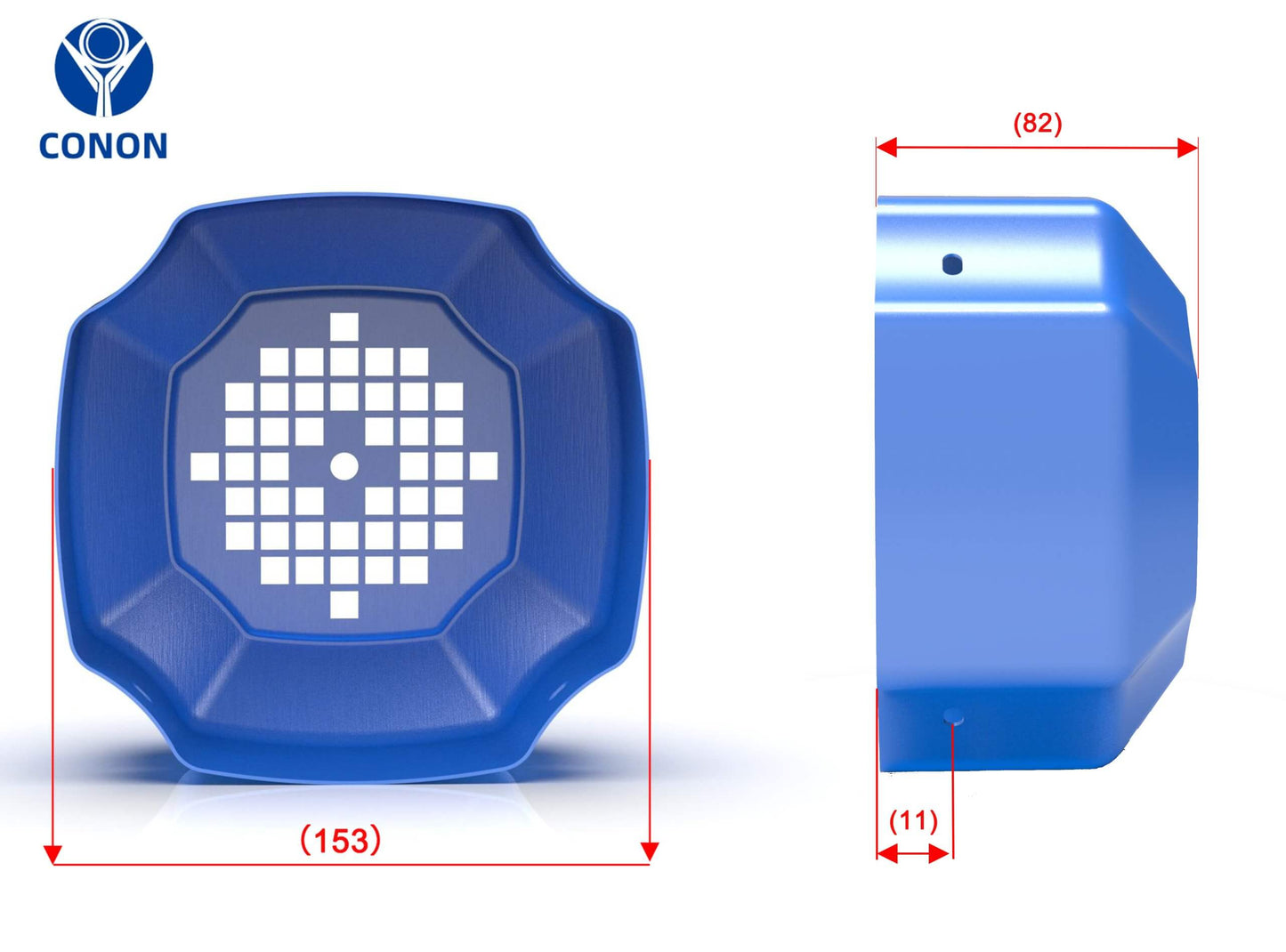 Frame number 80-132YX3 three-phase asynchronous motor fan cover 4 mounting holes