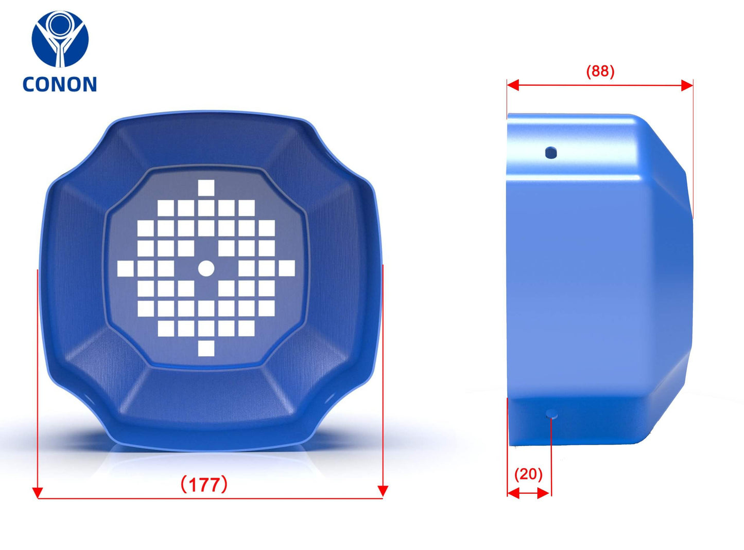 Frame number 80-132YX3 three-phase asynchronous motor fan cover 4 mounting holes