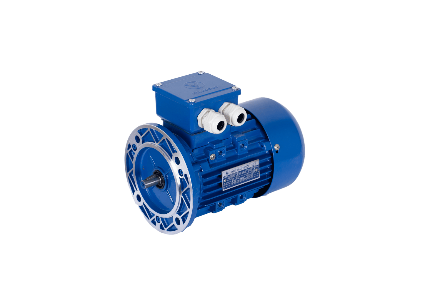 Three Phase 0.55kW 0.75HP 1400rpm Electric Motor & Worm Gearbox Type 050