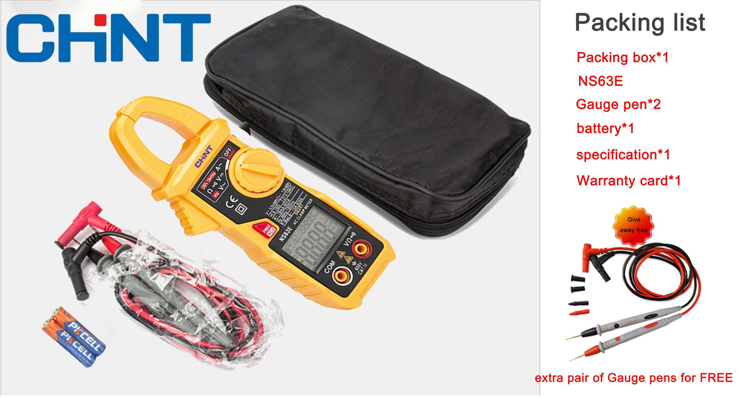 Chint NS63E high precision measuring meter Handheld tongs electrical meter