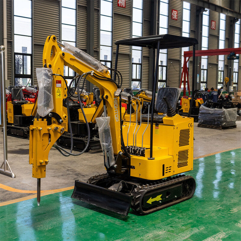 Hook machine small crawler excavator small right angle hydraulic breaker gunhead