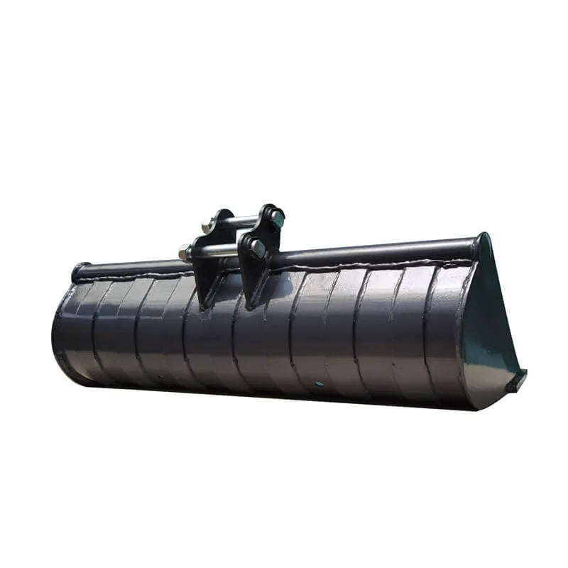 80cm Toothless flat buckettrenching bucket attachment, used for small excavator