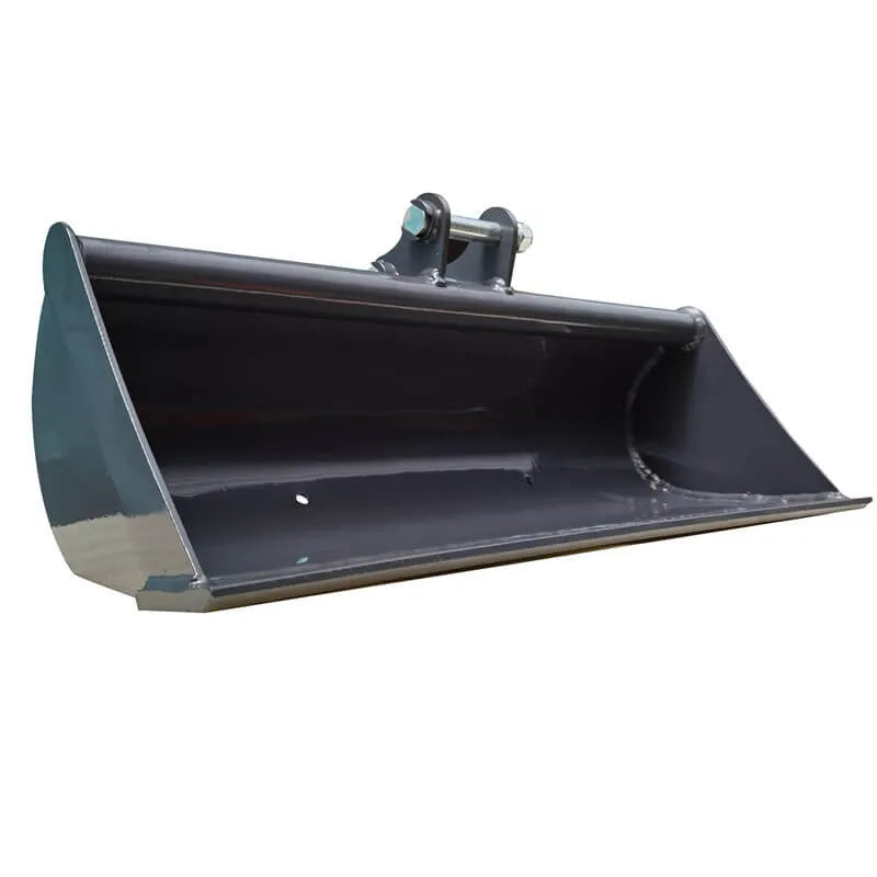 80cm Toothless flat buckettrenching bucket attachment, used for small excavator