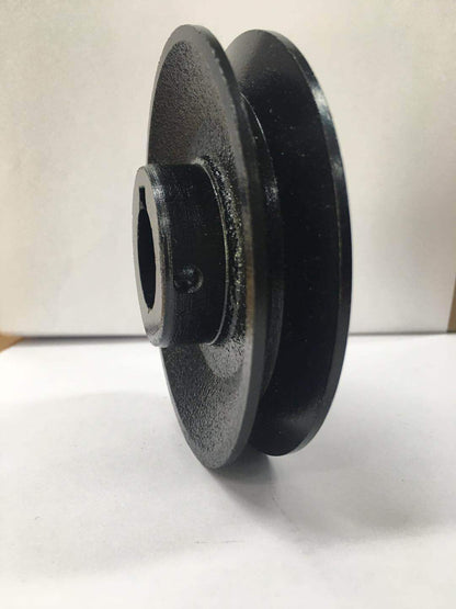 Single groove Pulley 120mm shaft size 5/8" 16mm bore Cast Iron screw V Section A