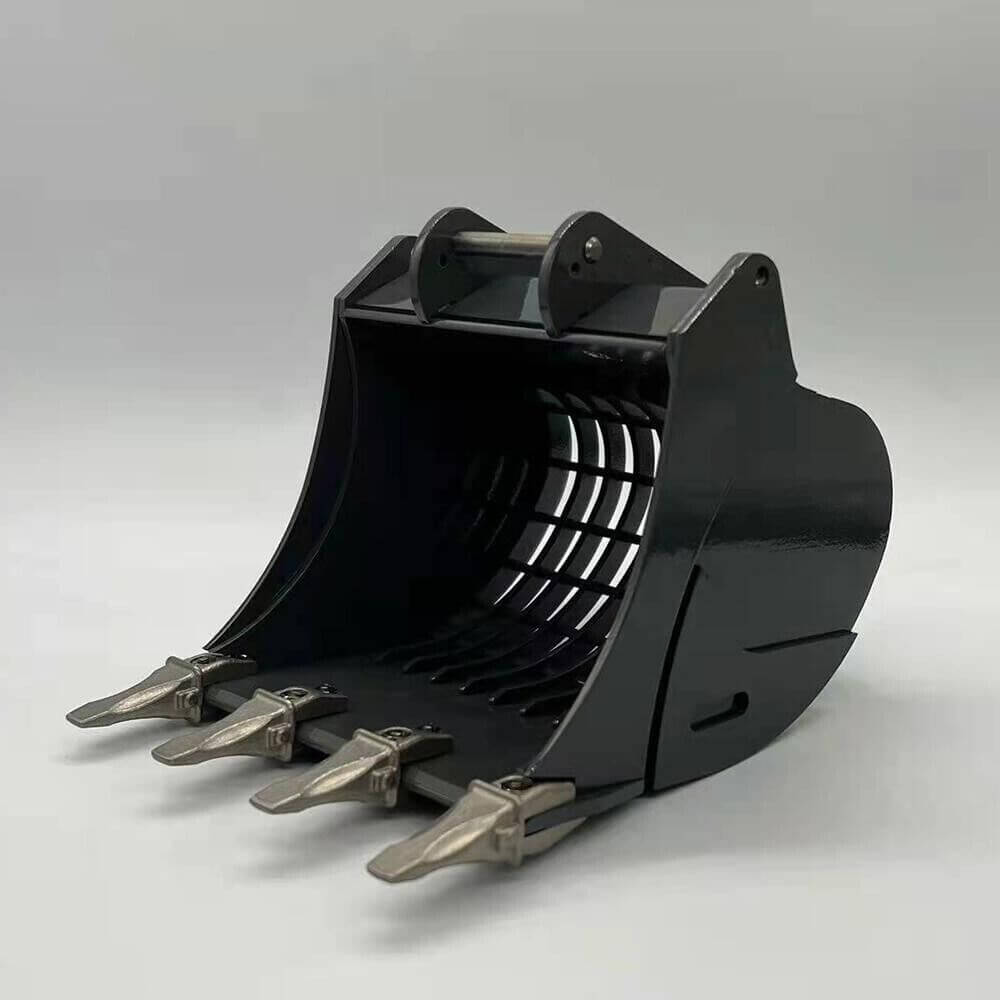 Small crawler excavator 50cm metal screening bucket