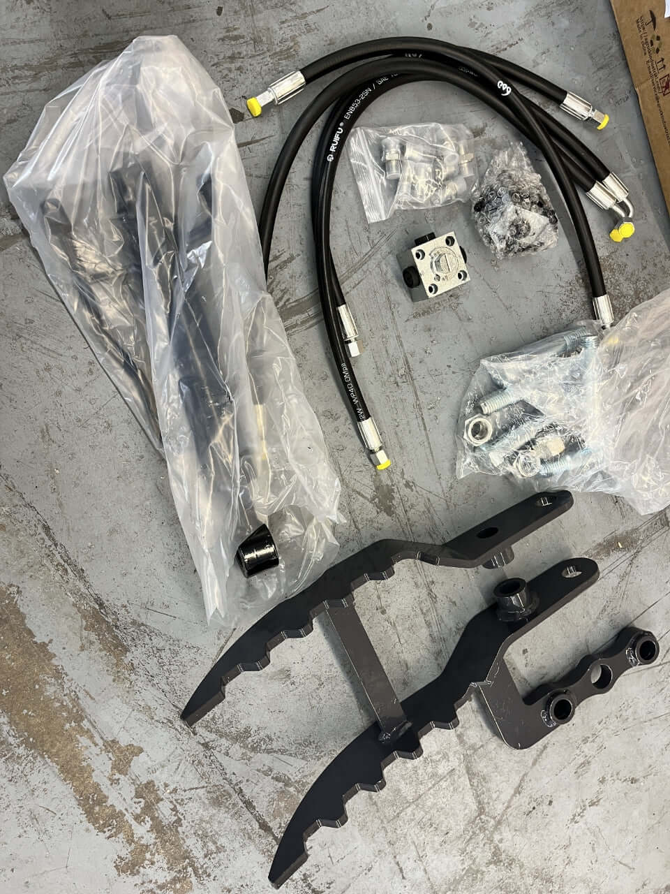 Hydraulic thumb clamp small crawler excavator, efficient and labor-saving