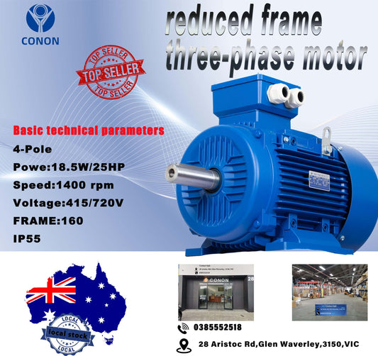 18.5kw/25HP 1400rpm Electric motor three phase Frame 160 compressor