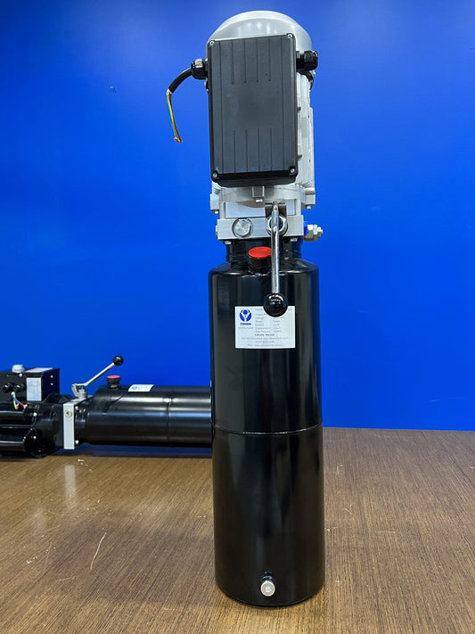 Single phase 12L Hydraulic Power Unit Auto Aluminium Pump Vehicle Car Hoist Lift