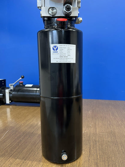 Single phase 12L Hydraulic Power Unit Auto Aluminium Pump Vehicle Car Hoist Lift