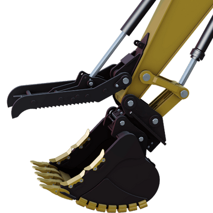 Hydraulic thumb clamp small crawler excavator, efficient and labor-saving