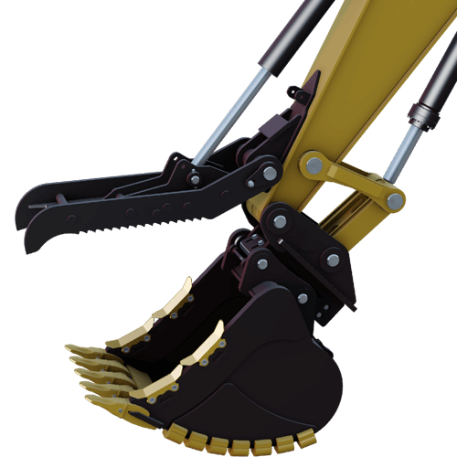 Hydraulic thumb clamp small crawler excavator, efficient and labor-saving