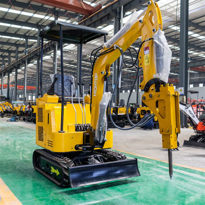 Hook machine small crawler excavator small right angle hydraulic breaker gunhead