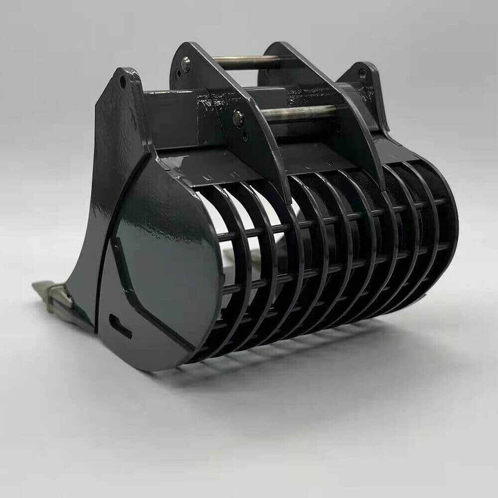 Small crawler excavator 50cm metal screening bucket
