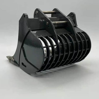 Small crawler excavator 50cm metal screening bucket