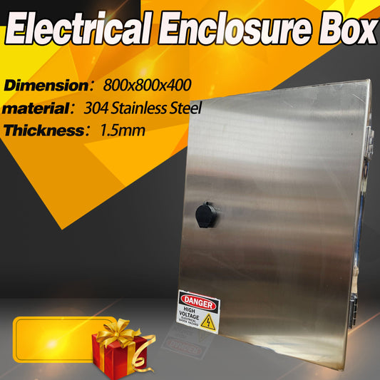 304 stainless Steel 1.5mm Electrical Enclosure Box 800x800x400 IP66