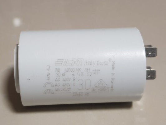 ICAR 30UF running capacitor 450V Motor 50/60Hz 4 pins