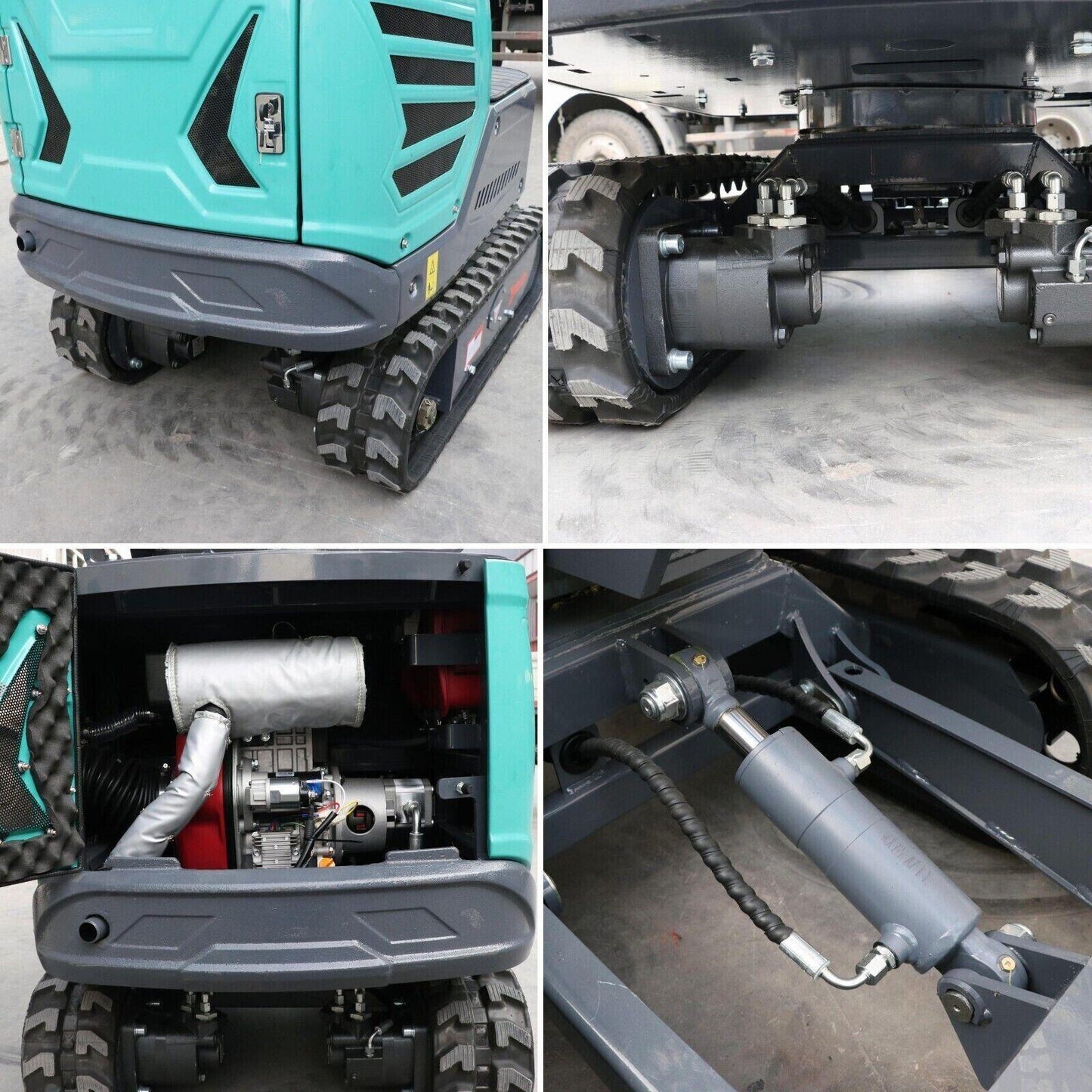 Brand NEW MINI Excavator DIESEL Engine 1T in Red and Green Color