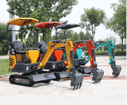 Brand NEW MINI Excavator DIESEL Engine 1.2T in Red and Yellow Color