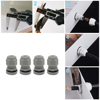 PG7-PG42 IP68 Nylon Cable Gland Waterproof Connector