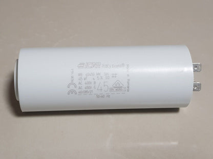 ICAR 45 UF running capacitor 450V Motor 50/60Hz 4 pins