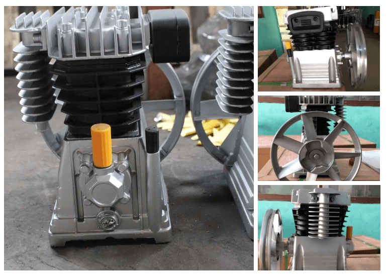 AIR COMPRESSOR PUMP SUIT 1.5KW 2HP MOTOR 115PSI 8BAR 250L/MINS FOR 55-100L TANK