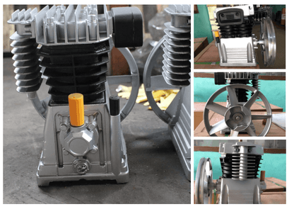 AIR COMPRESSOR PUMP SUIT 1.5KW 2HP MOTOR 115PSI 8BAR 250L/MINS FOR 55-100L TANK