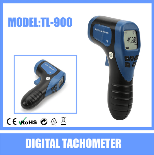 Non-contact Digital Laser Tachometer RPM Revolution Car/Motor Speed Tester