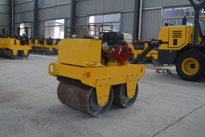 LY-YL600A Walk-behind Gasoline Tandem Roller 9HP Hand-held Tandem Roller